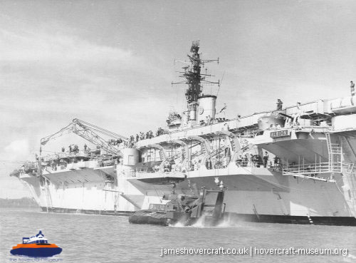 SRN5 in the Tropics -  (credit: The <a href='http://www.hovercraft-museum.org/' target='_blank'>Hovercraft Museum Trust</a>).